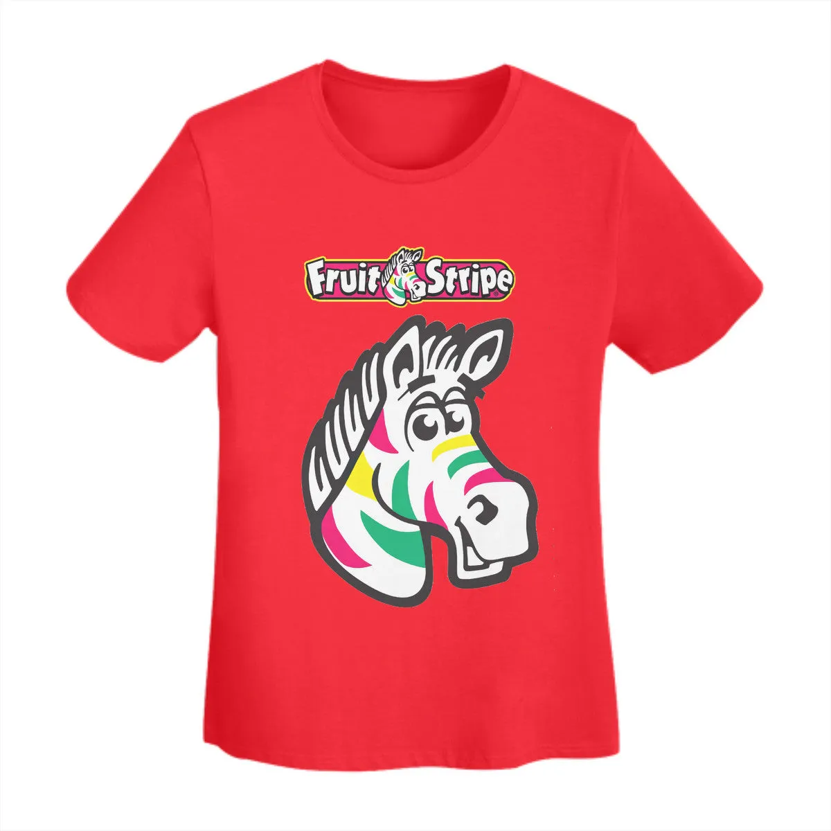 Zebra Fruit Stripe Gum Women's T-Shirt