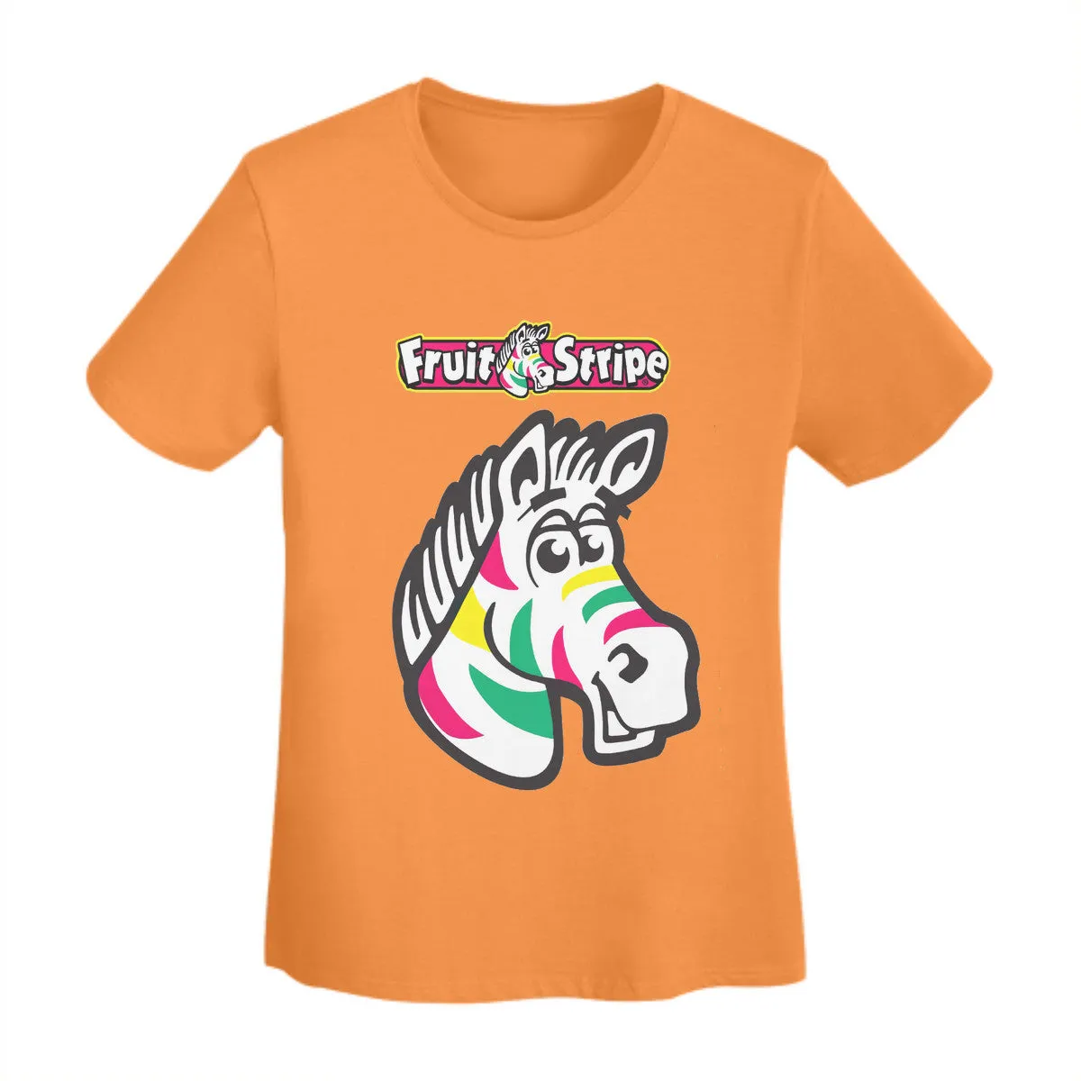 Zebra Fruit Stripe Gum Women's T-Shirt