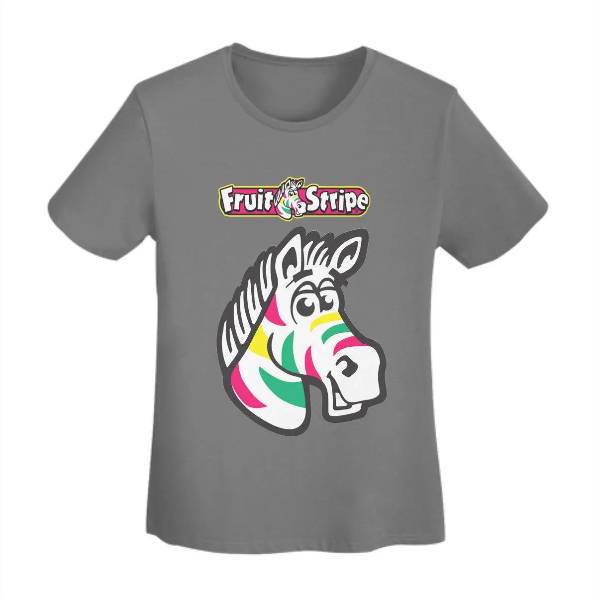 Zebra Fruit Stripe Gum Women's T-Shirt