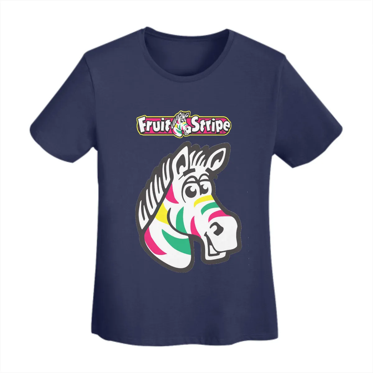 Zebra Fruit Stripe Gum Women's T-Shirt