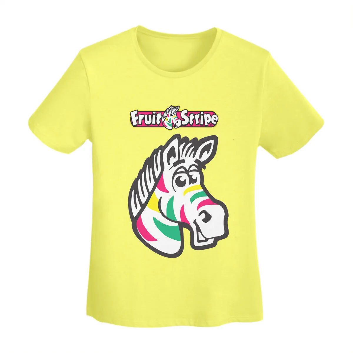 Zebra Fruit Stripe Gum Women's T-Shirt