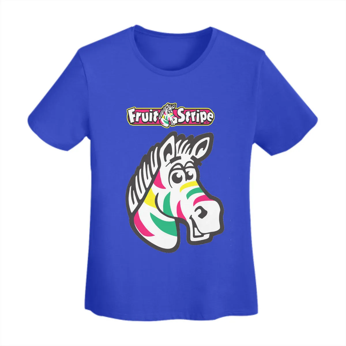 Zebra Fruit Stripe Gum Women's T-Shirt