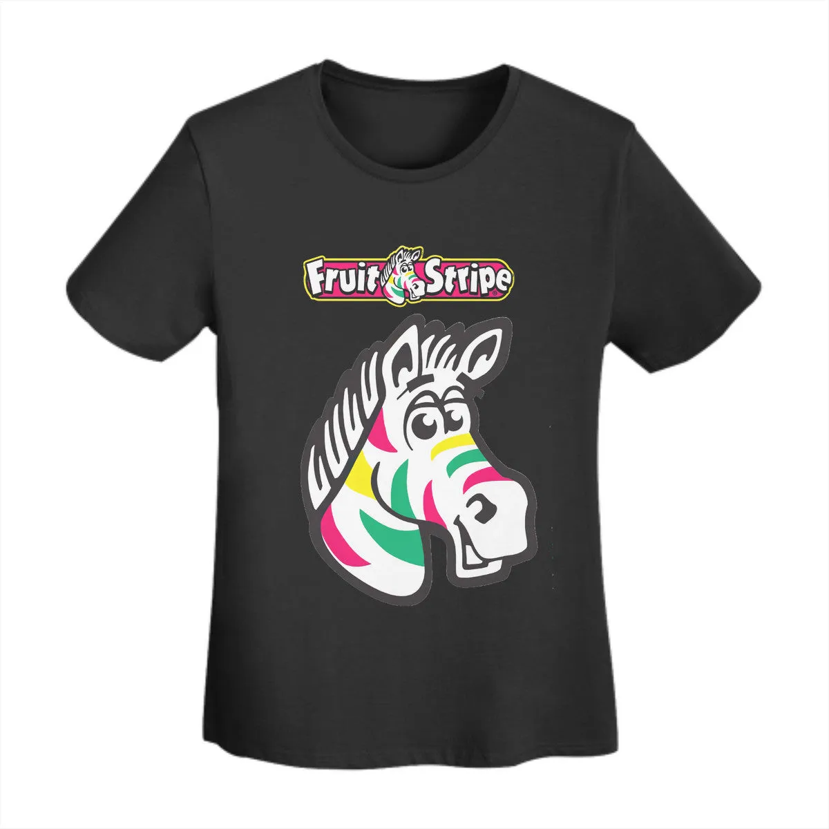 Zebra Fruit Stripe Gum Women's T-Shirt