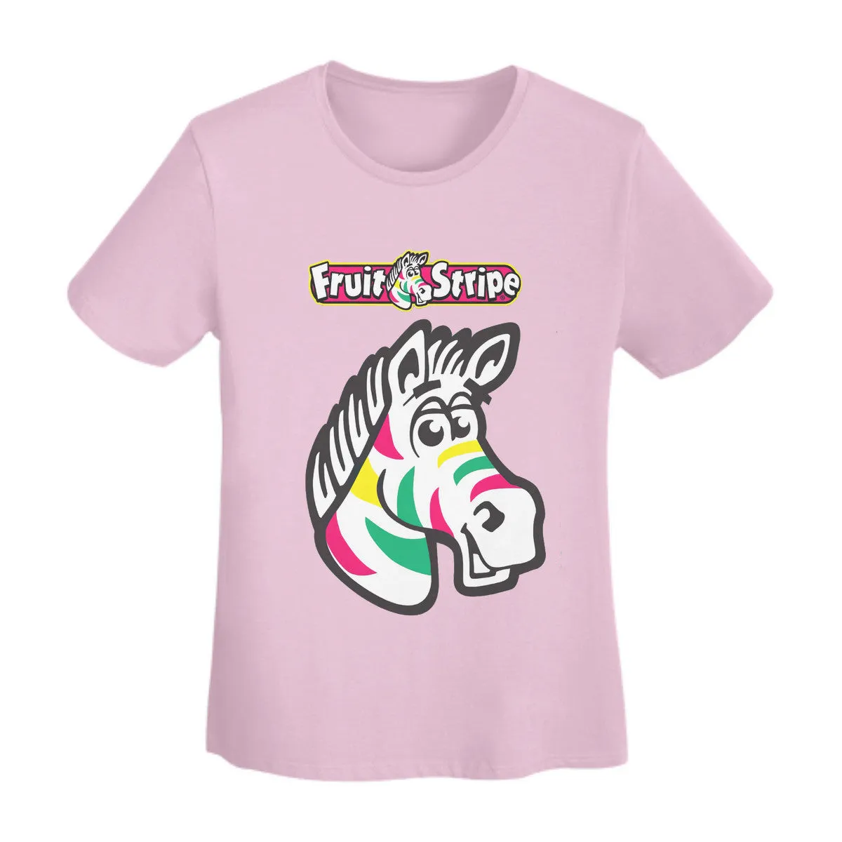 Zebra Fruit Stripe Gum Women's T-Shirt