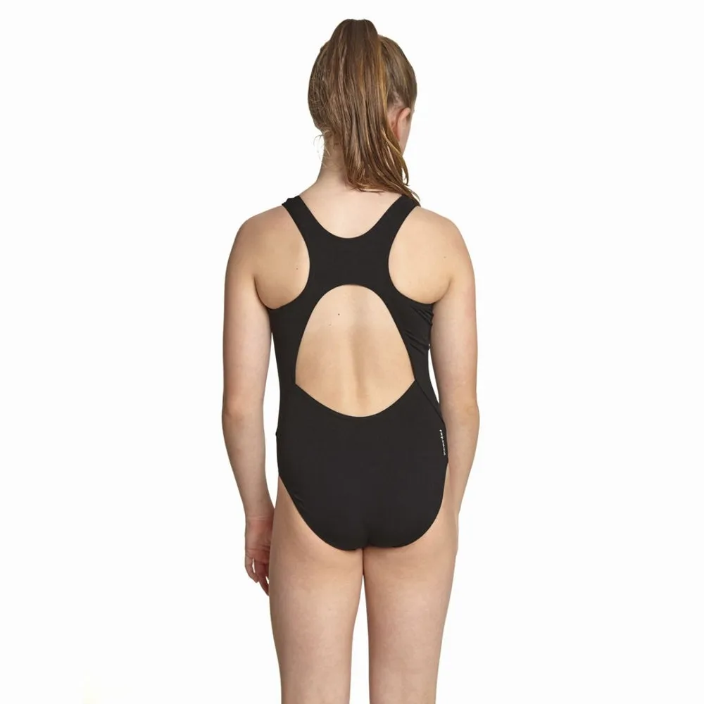 Zoggs Cottesloe Sports Back Junior Swimsuit Black